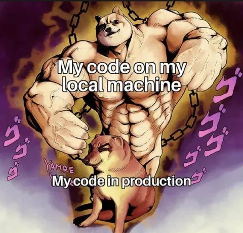 My Code on Local Machine vs Production