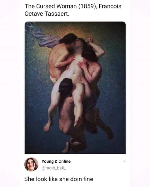 The Cursed Woman Looks Fine