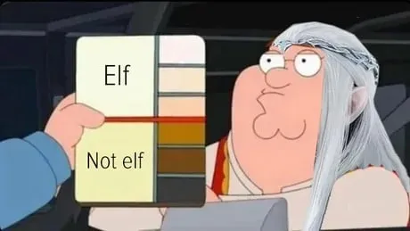 Elf or Not Elf Chart