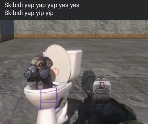 Skibidi Toilet Gas Mask Encounter