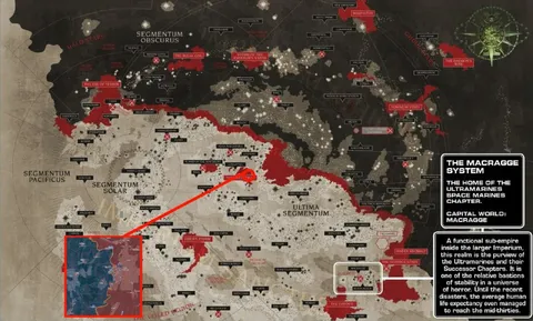 The Macragge System Map