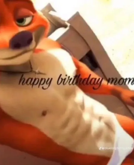 Happy Birthday Mom Fox