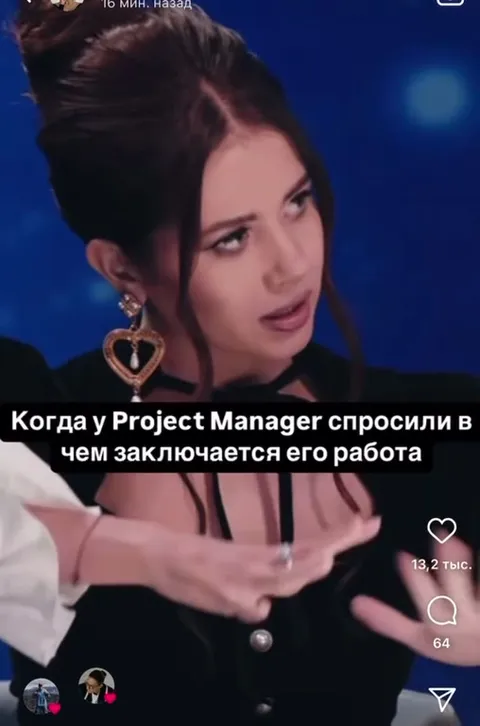 Когда спросили про работу Project Manager
