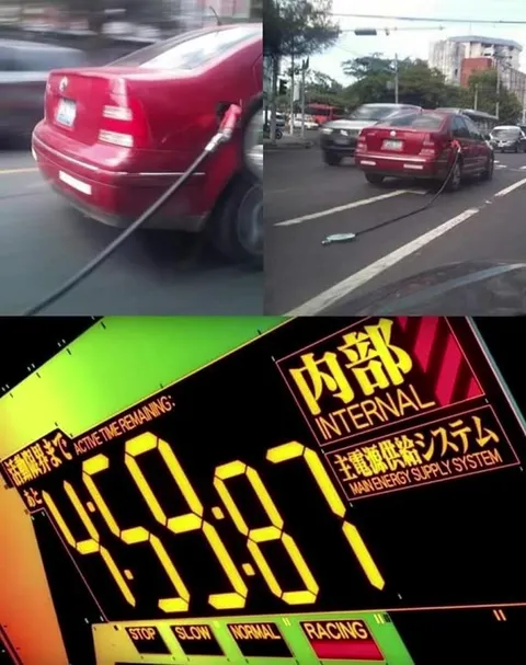 Car Running on Emergency Fuel