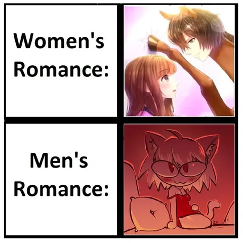 Women's Romance vs Men's Romance