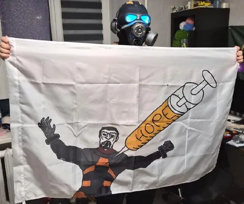 Hope Syringe Flag