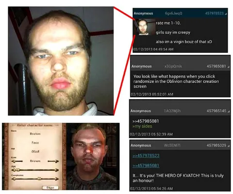 Oblivion Character Creation Roast