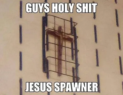 Jesus Spawner Building Window