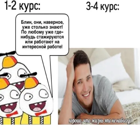 Студенты первого и четвёртого курса