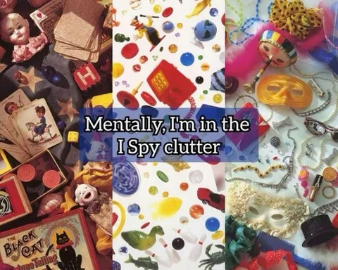 Mentally in the I Spy Clutter