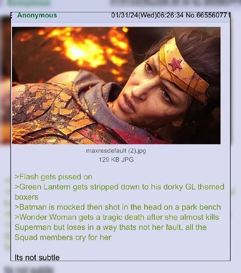Justice League Tragedy Post
