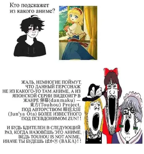 Это не аниме, это Touhou