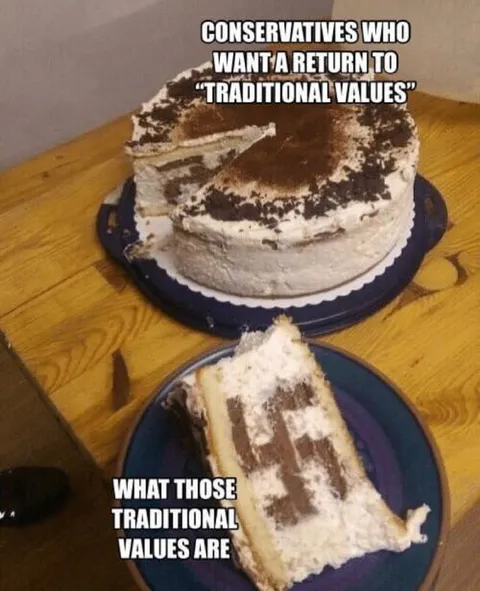 Traditional Values Cake
