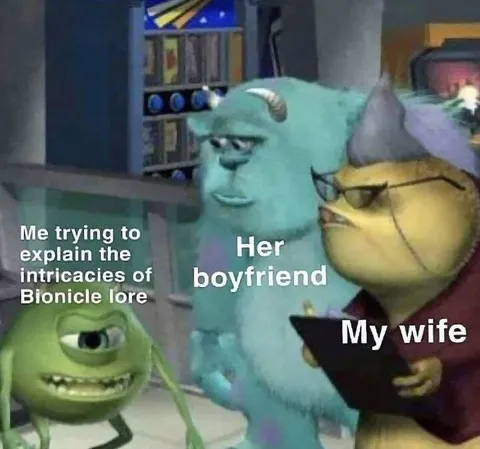 Explaining Bionicle Lore to My Wife
