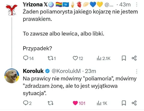 Poliamoria według prawicy