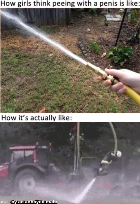 How Girls Think Peeing Works