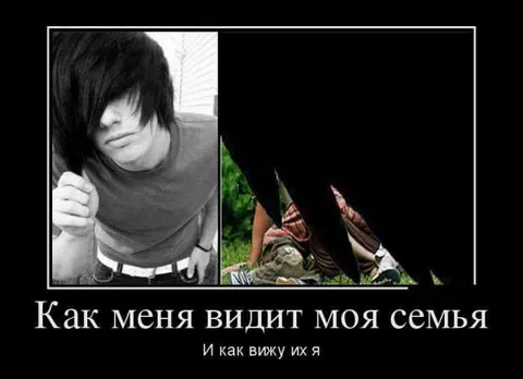 Как семья видит меня