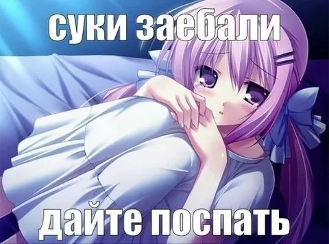 Дайте поспать, суки заебали