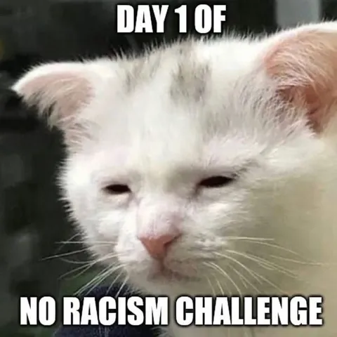 Day 1 of No Racism Challenge