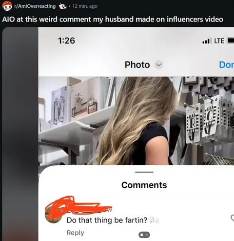 Husband's Weird Comment