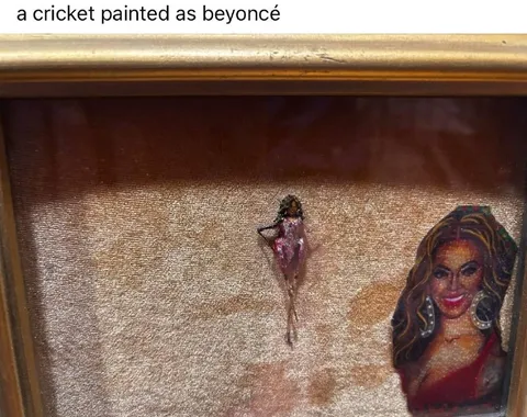 Cricket Painted as Beyoncé