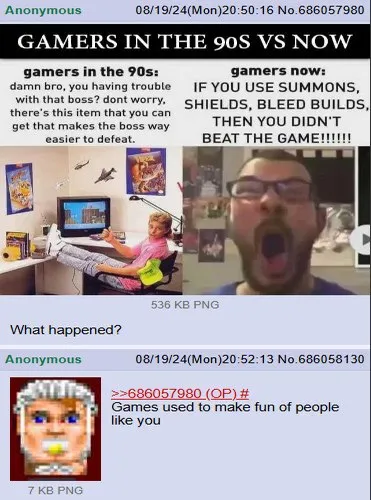 Gamers in the 90s vs now
