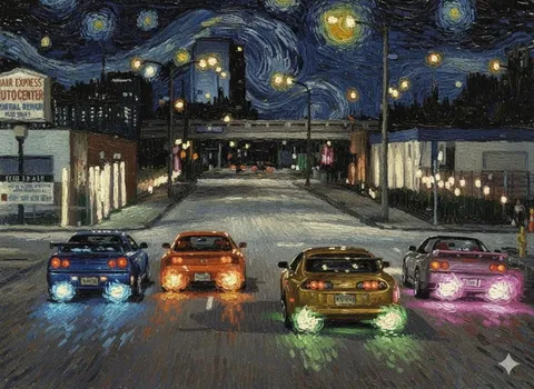 Starry Night Street Racing