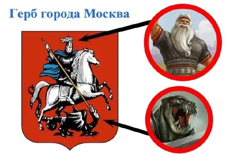 Герб Москвы глазами мемодела