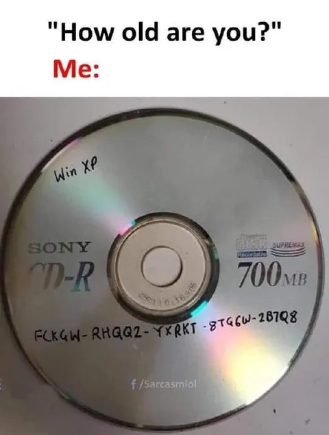 How Old Are You? Windows XP