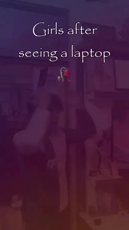 Girls After Seeing a Laptop