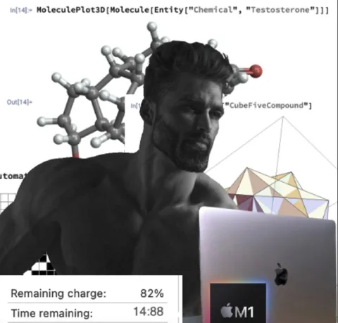 GigaChad Runs on Testosterone