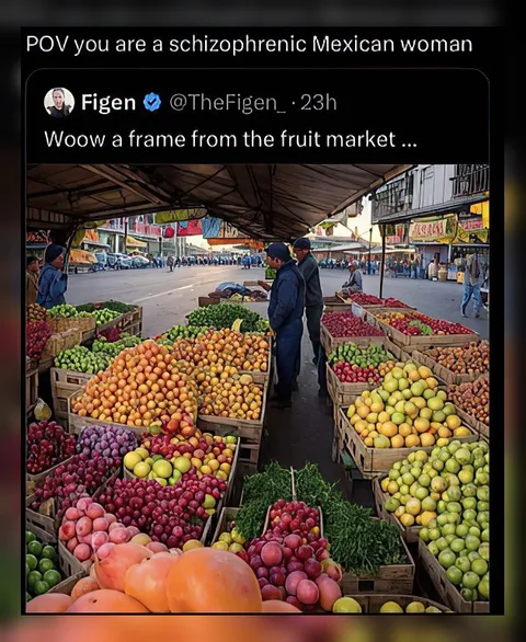 Schizophrenic Mexican Fruit Market