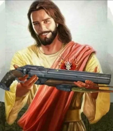 Иисус с дробовиком