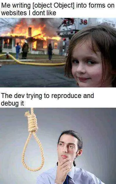 Object Object Form Bug