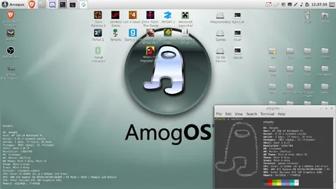 AmogOS Desktop Screenshot