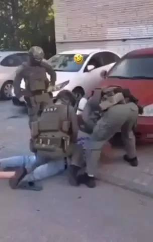 Неудачное задержание на парковке