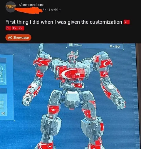 Turkish Flag Armored Core