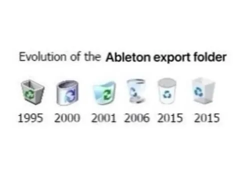 Evolution of the Ableton Export Folder