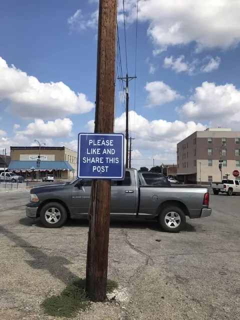 Please Like and Share This Post Sign