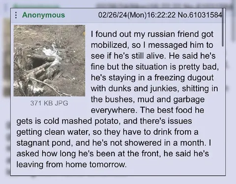 Russian Friend at the Front