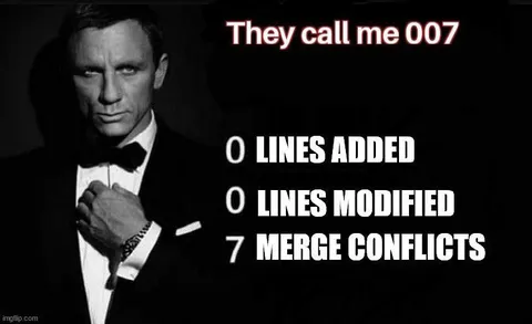 They Call Me 007 Merge Conflicts