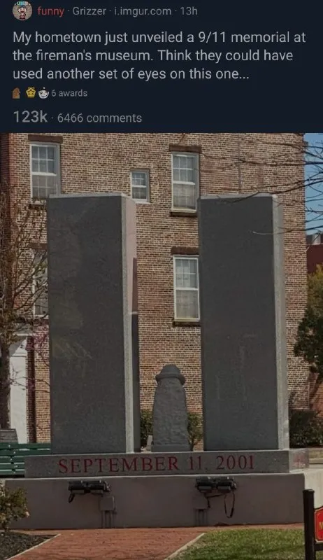 Phallic 9/11 Memorial