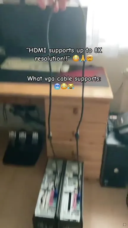 VGA Cable Supports Two PCs