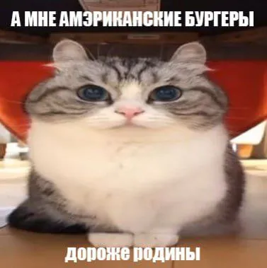 Американские бургеры дороже родины