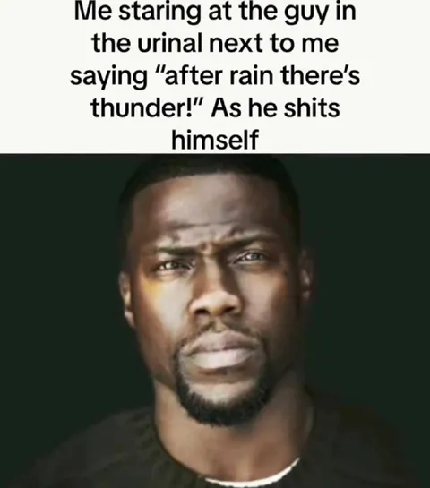 Guy in the Urinal Says Thunder
