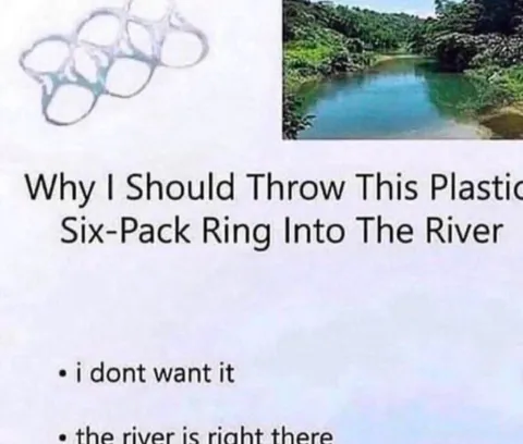Why Throw the Plastic Ring Away