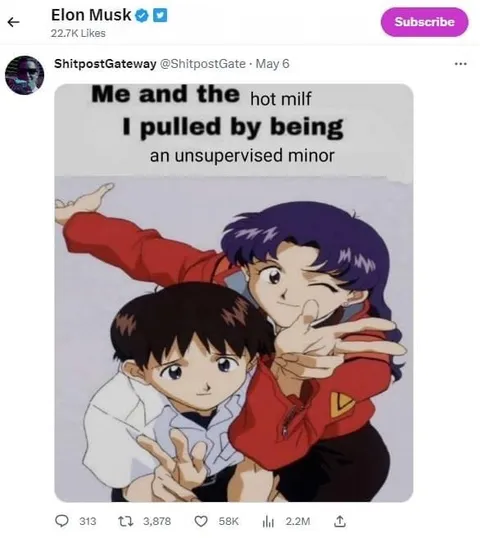 Unsupervised Minor Pulls a Milf