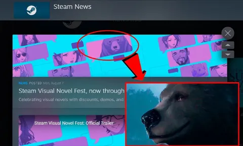 Steam Visual Novel Fest Bear