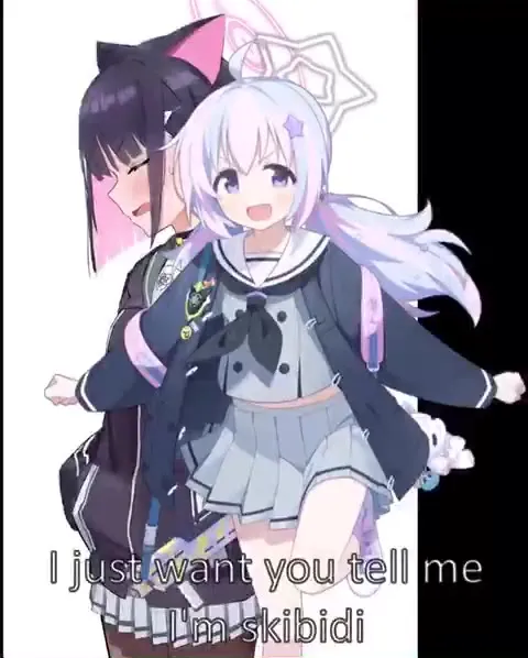 Anime Girls Say Brainrot Slang