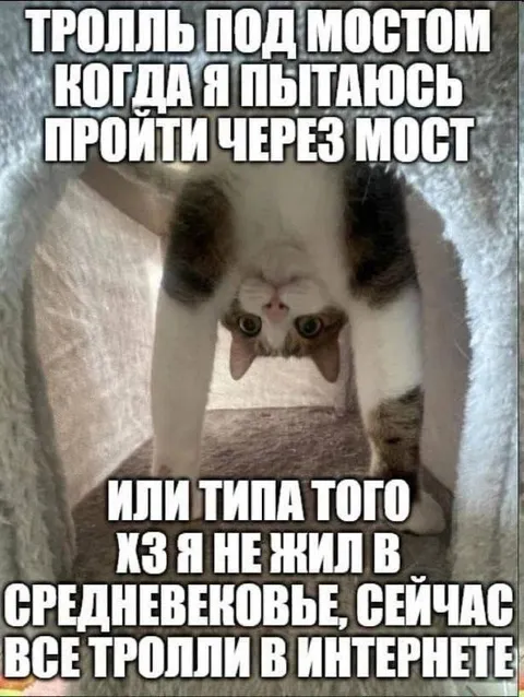 Тролли под мостом в интернете